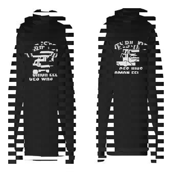 Food Trucker Joke Foodie Booth Cart Street Food Truck Long Sleeve T-Shirt - Monsterry