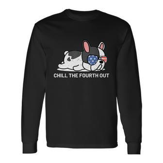 French Bulldog 4Th Of July For Frenchie Lover Long Sleeve T-Shirt - Monsterry CA