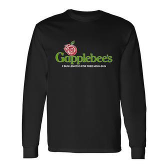 Gapplebees Drag Racing Gapped American Muscle Long Sleeve T-Shirt - Monsterry DE