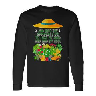 And Into The Garden I Go To Lose My Minds And Find My Soul Men Women Long Sleeve T-Shirt T-shirt Graphic Print - Thegiftio UK