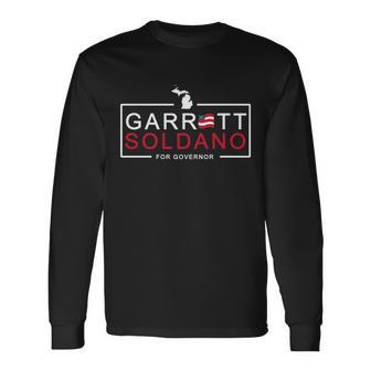 Garret Soldano For Governor Election Long Sleeve T-Shirt - Monsterry CA