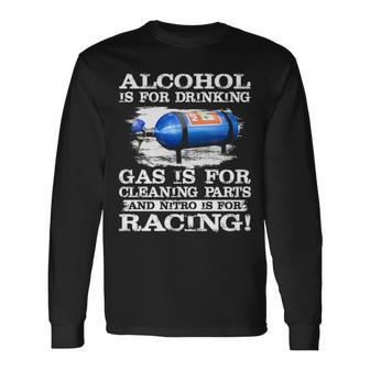 Gas Is For Long Sleeve T-Shirt - Seseable