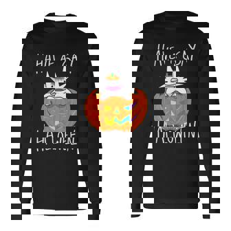 Have A Gay Halloween Men Women Long Sleeve T-Shirt T-shirt Graphic Print - Thegiftio