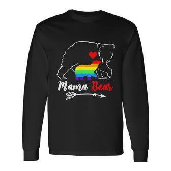 Gay Pride Proud Mom Lgbt Mama Bear Pride Month Long Sleeve T-Shirt - Thegiftio UK