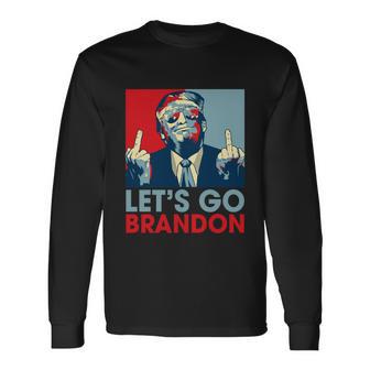 Lets Go Brandon Conservative Anti Liberal Tshirt Long Sleeve T-Shirt - Monsterry CA