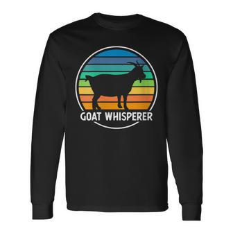 Goat Whisperer Apparel Goat Long Sleeve T-Shirt - Thegiftio UK