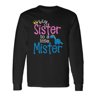 Im Going To Be A Big Sister To A Little Brother Men Women Long Sleeve T-Shirt T-shirt Graphic Print - Thegiftio UK