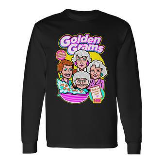 Golden Grams Cereal Tshirt Long Sleeve T-Shirt - Monsterry UK