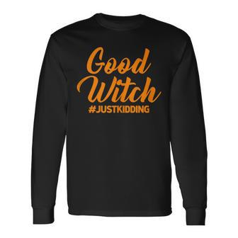 Good Witch Halloween Matching Good Witch Long Sleeve T-Shirt - Seseable