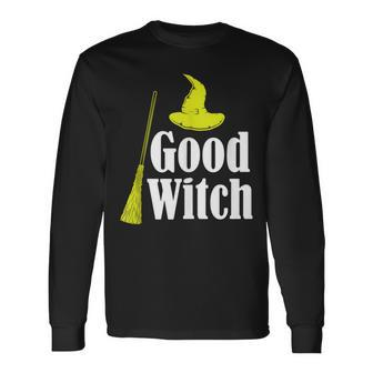 Good Witch Witchcraft Halloween Blackcraft Devil Spiritual Long Sleeve T-Shirt - Seseable