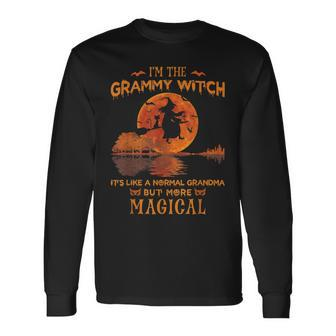 Im The Grammy Witch Like A Normal Grandma Halloween Costume Long Sleeve T-Shirt - Seseable