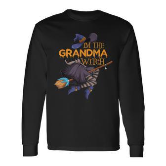 Im The Grandma Witch Halloween Matching Group Costume Long Sleeve T-Shirt - Seseable