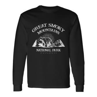 Great Smoky Mountains National Park North Carolina Tennessee Long Sleeve T-Shirt - Monsterry