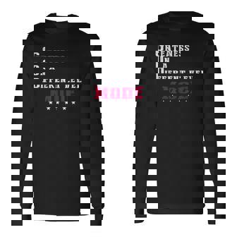 Greatness On A Different Level Mode Men Women Long Sleeve T-Shirt T-shirt Graphic Print - Thegiftio UK