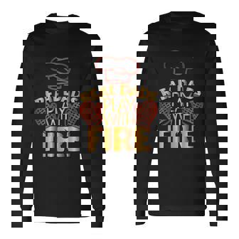 Grilling Bbq Barbecue Grill Dad Barbecuing Fathers Day Long Sleeve T-Shirt - Thegiftio UK