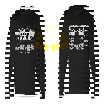 Halloween Boo Bee Halloween Bee Spooky Trick Or Treat Long Sleeve T-Shirt - Thegiftio UK
