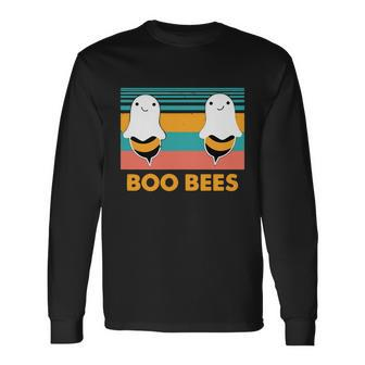 Halloween Boo Bees Halloween Boobies Long Sleeve T-Shirt - Thegiftio UK