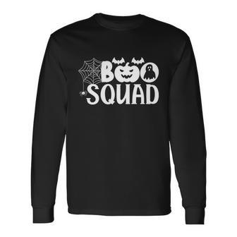 Halloween Boo Squad Shirt Halloween Squad Shirt Halloween Boo Long Sleeve T-Shirt - Thegiftio UK