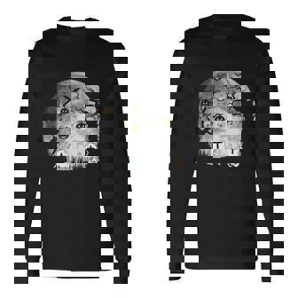 Halloween Skeletons Dancing Skeletons Halloween Min Long Sleeve T-Shirt - Thegiftio