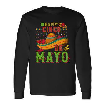 Happy Cinco De Mayo V2 Long Sleeve T-Shirt - Monsterry