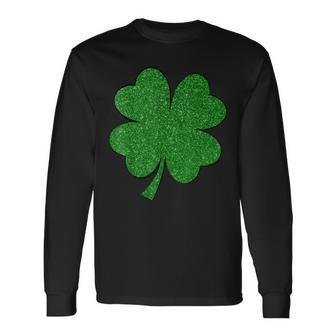 Happy Clover St Patricks Day Irish Shamrock St Pattys Day Men Women Long Sleeve T-Shirt T-shirt Graphic Print - Thegiftio UK