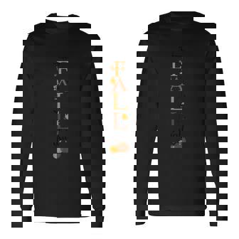 Happy Fall Yall Pumpkin Halloween Quote Long Sleeve T-Shirt - Monsterry