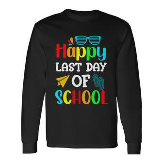 Happy Last Day Of School Cool V2 Long Sleeve T-Shirt - Monsterry DE