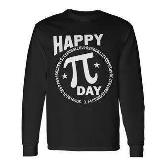 Happy Pi Day Numbers Tshirt Long Sleeve T-Shirt - Monsterry