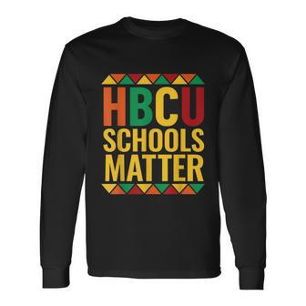 Hbcu African American College Student Tshirt Long Sleeve T-Shirt - Monsterry AU