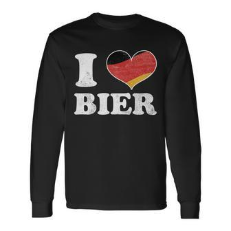 I Heart Beer Oktoberfest Long Sleeve T-Shirt - Monsterry UK