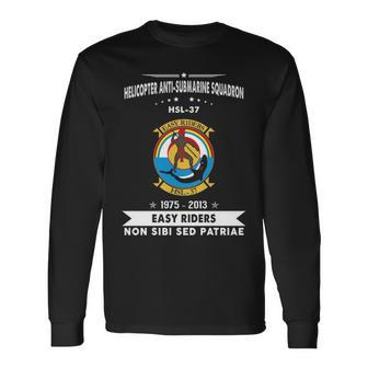 Helicopter Anti-Submarine Squadron Light Hsl Long Sleeve T-Shirt - Monsterry DE