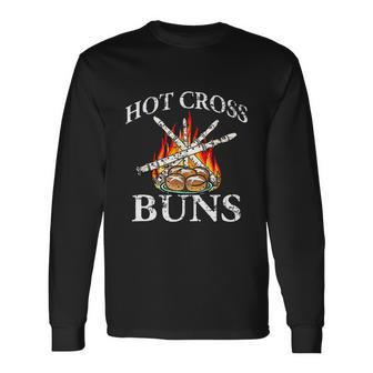 Hot Cross Buns Long Sleeve T-Shirt - Thegiftio UK