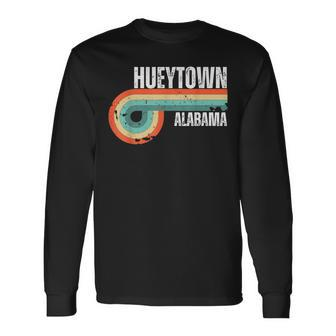 Hueytown City Alabama State Vintage Retro Souvenir Long Sleeve T-Shirt - Thegiftio UK