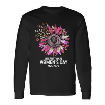 International Day 2022 Gender Equality Break The Bias Tshirt Long Sleeve T-Shirt - Monsterry DE