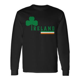 Ireland Irish Clover Long Sleeve T-Shirt - Monsterry CA
