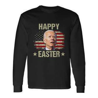 Joe Biden Happy Easter For 4Th Of July V6 Long Sleeve T-Shirt - Monsterry DE