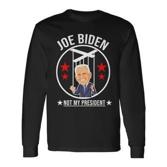 Joe Biden Not My President Puppet Long Sleeve T-Shirt - Monsterry AU