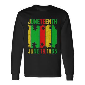 Juneteenth June 19 1865 Juneteenth Freedom Day Black History Long Sleeve T-Shirt - Thegiftio UK