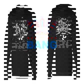 Just Here To Bang 4Th Of July Firework Fourth July Long Sleeve T-Shirt - Seseable