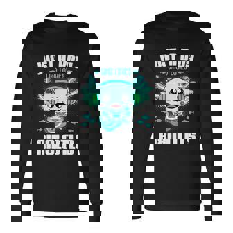 Just A Boy Who Loves Axolotls Axolotl Gamer Boys Long Sleeve T-Shirt - Thegiftio