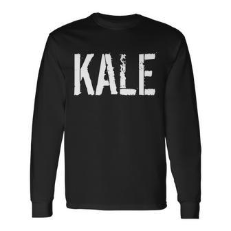 Kale Vegan Vegetarian Parody Long Sleeve T-Shirt - Monsterry UK