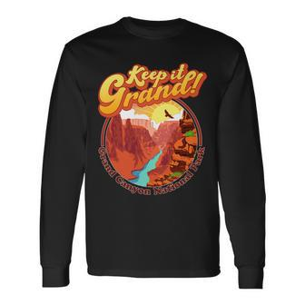 Keep It Grand Great Canyon National Park Long Sleeve T-Shirt - Monsterry UK