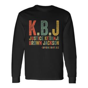 Ketanji Brown Jackson Judge Ketanji Brown Scotus 2022 Tshirt V2 Long Sleeve T-Shirt - Monsterry DE