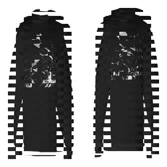 Killer Whale Jumping Orca Killer Whales National Pet Long Sleeve T-Shirt - Thegiftio