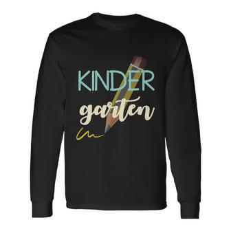 Kinder Garten School Student Teachers Graphics Plus Size Long Sleeve T-Shirt - Thegiftio UK