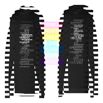 Kindness Peace Equality Love Inclusion Hope Diversity V3 Long Sleeve T-Shirt - Monsterry