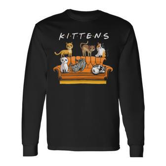 Kittens Cat Cute Cat Kitty Lovers Long Sleeve T-Shirt - Thegiftio UK