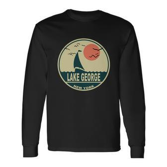 Lake George New York Long Sleeve T-Shirt - Monsterry CA