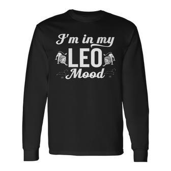 Leo Zodiac Sign Horoscope Birthday Astrology Novelty Long Sleeve T-Shirt - Seseable