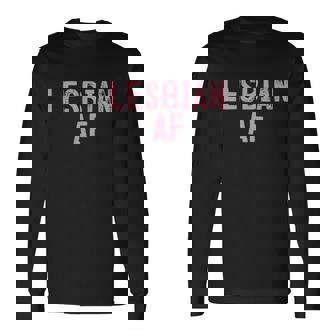 Lesbian Af Lgbt Pride And Gay Love Parade Long Sleeve T-Shirt - Thegiftio